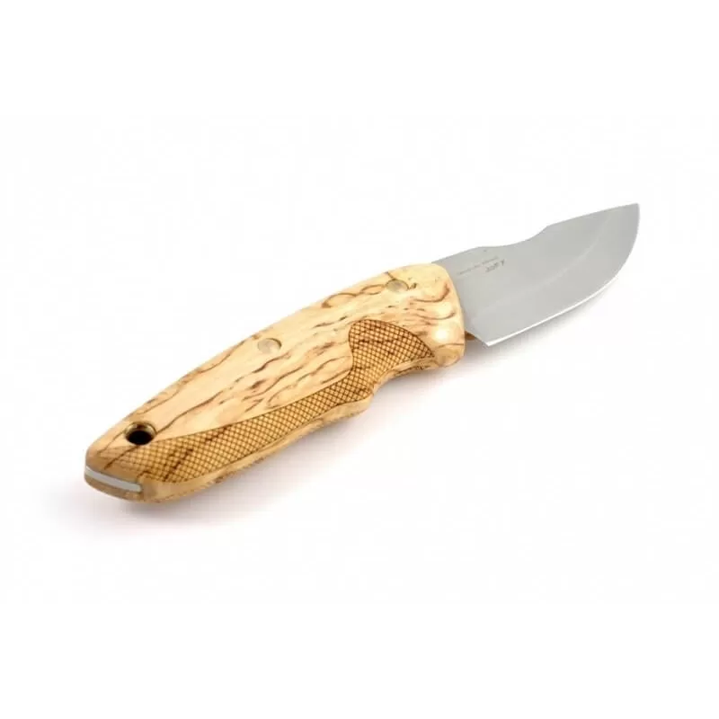 Faca EKA Nordic JoF7, bétula encaracolada, sem xadrez, estojo de couro, caixa de presente - 618309 - EKA - Facas EKA Faca EKA Nordic JoF7, bétula encaracolada, sem xadrez, estojo de couro, caixa de presente - 618309 - EKA - Facas EKA