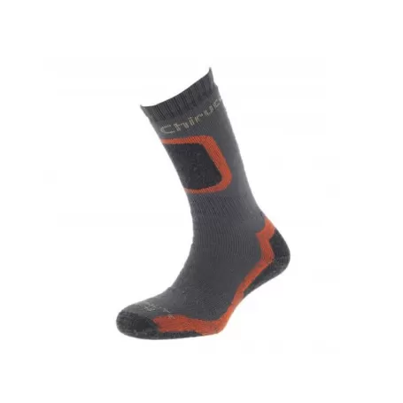 MEIAS CHIRUCA THERMOLITE CINZA LARANJA