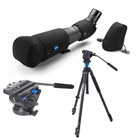 Zeiss HARPIA 95 + Ocular 23-70x + Estojo original + Tripé completo BENRO A2573S4 - - Zeiss - Telescópio OFERTA em KIT C...