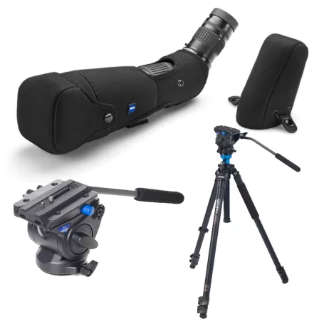 Zeiss GAVIA 85 + Ocular 30-60x + Estojo + Tripé Completo BENRO A2573FS4 - - Zeiss - OFERTA DE KIT COMPLETO PARA Telescópio