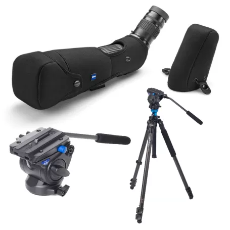 Zeiss GAVIA 85 + Ocular 30-60x + Estojo + Tripé Completo BENRO C2573FS4 Carbono - - Zeiss - OFERTA DE KIT DE TELESCÓPIO CO...
