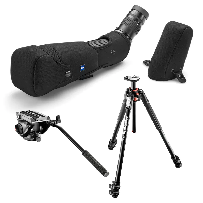 Zeiss GAVIA 85 + Ocular 30-60x + Estojo + Tripé de Carbono MANFROTTO 190CXpro3 + Cabeça Esférica 500AH - - Zeiss - Telescópio OFERTA...