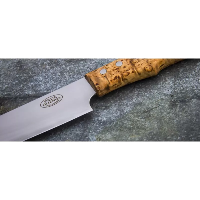 SK18 CoSLam ERNA - Curly Birch - Bainha e estojo de couro - SK18 - Fallkniven - Facas Fallkniven