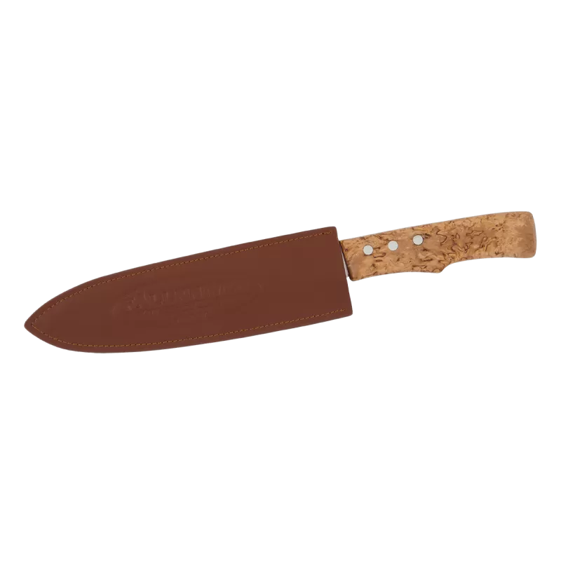 SK18 CoSLam ERNA - Curly Birch - Bainha e estojo de couro - SK18 - Fallkniven - Facas Fallkniven