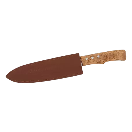 SK18 CoSLam ERNA - Curly Birch - Bainha e estojo de couro - SK18 - Fallkniven - Facas Fallkniven