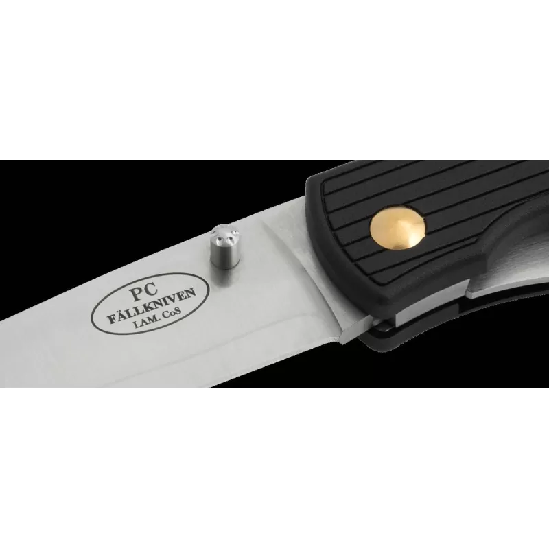 PCx CoSLam BLACK -Grilon - Ferragens banhadas a OURO 24K - CLIP - PCx - Fallkniven - Canivetes FÄLLKNIVEN