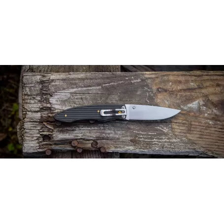 PCx CoSLam BLACK -Grilon - Ferragens banhadas a OURO 24K - CLIP - PCx - Fallkniven - Canivetes FÄLLKNIVEN