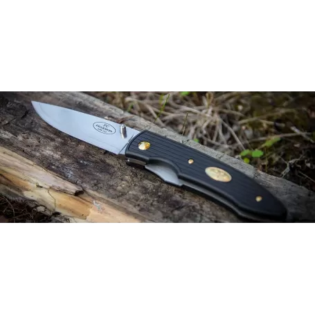 PCx CoSLam BLACK -Grilon - Ferragens banhadas a OURO 24K - CLIP - PCx - Fallkniven - Canivetes FÄLLKNIVEN