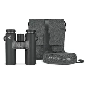 Prismático CL COMPANION 10x30 B antracita + Funda exclusiva gris afelpada