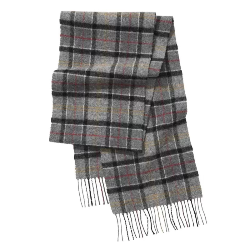 Lã de cordeiro xadrez - USC0001 - Barbour - Cachecóis BARBOUR