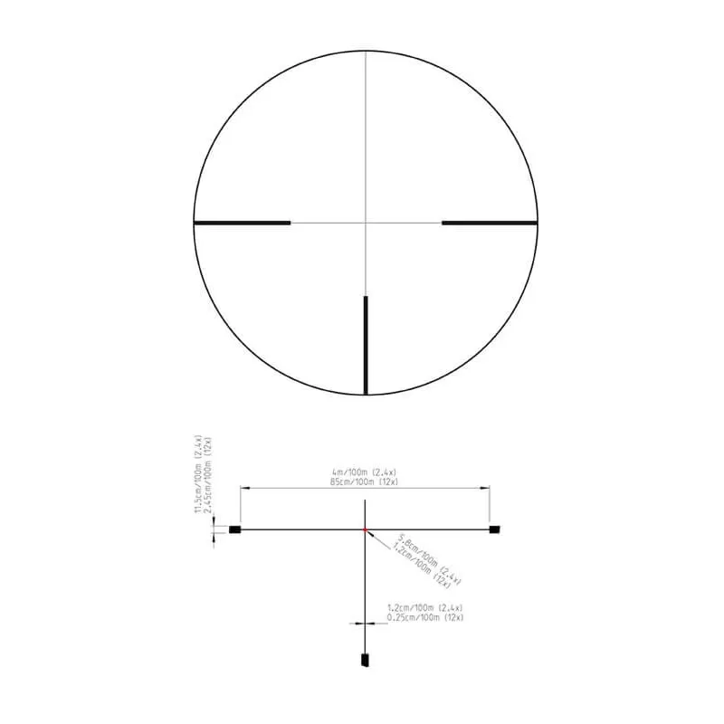 HELIA AUTOLIGHT 2,4-12x56 ret. 4DOT tubo 30mm - 10625 - Kahles - Miras telescópicas KAHLES
