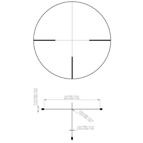HELIA AUTOLIGHT 2,4-12x56 ret. 4DOT tubo 30mm - 10625 - Kahles - Miras telescópicas KAHLES