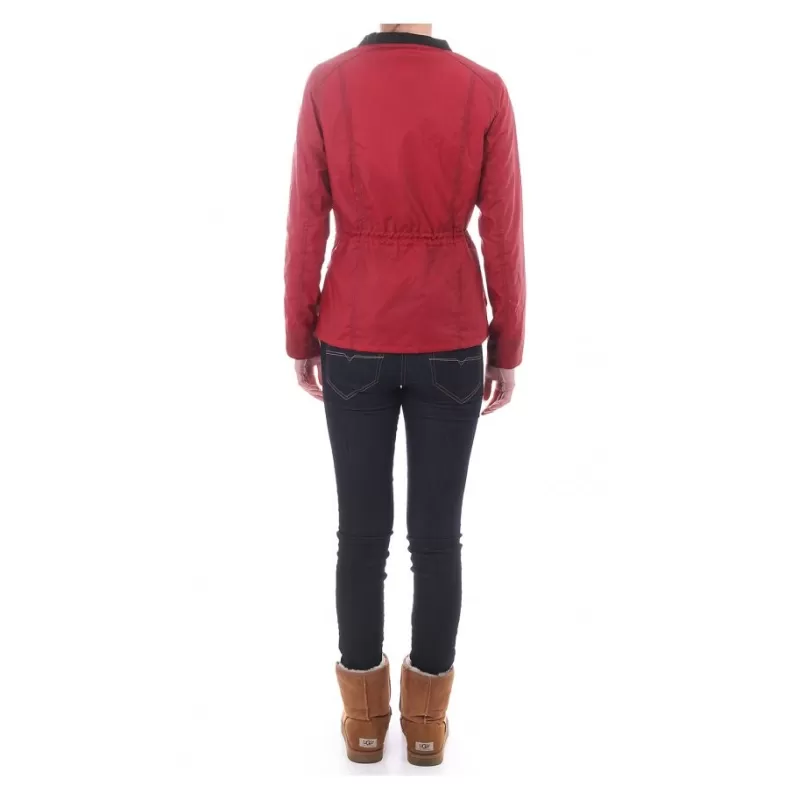 Buxton vermelho - LWX0348RE71 - B. International - feminino - Jaquetas BARBOUR INTERNATIONAL