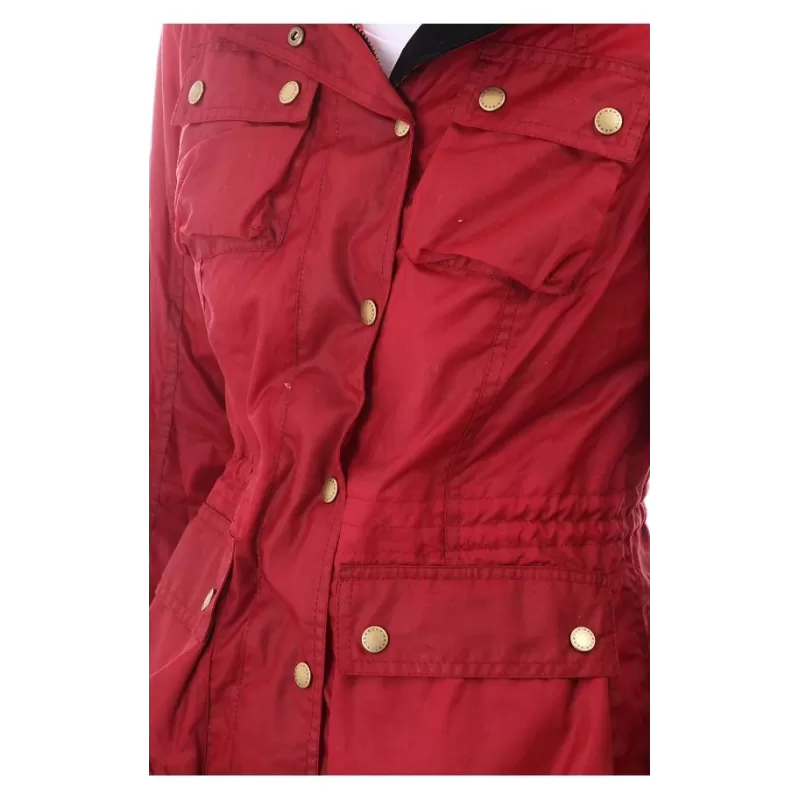 Buxton vermelho - LWX0348RE71 - B. International - feminino - Jaquetas BARBOUR INTERNATIONAL