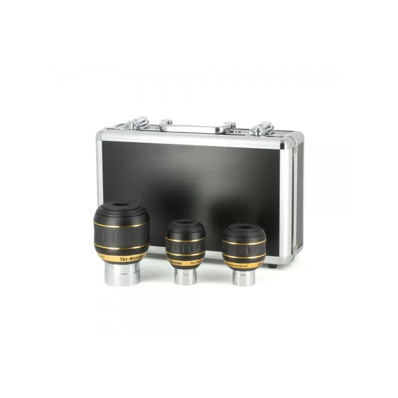 Conjunto de oculares UWA 82° para 7, 15 e 23 mm (com estojo) - SW0389 - Sky-Watcher - Oculares SkyWatcher 31,8 mm Conjunto de oculares UWA 82° para 7, 15 e 23 mm (com estojo) - SW0389 - Sky-Watcher - Oculares SkyWatcher 31,8 mm