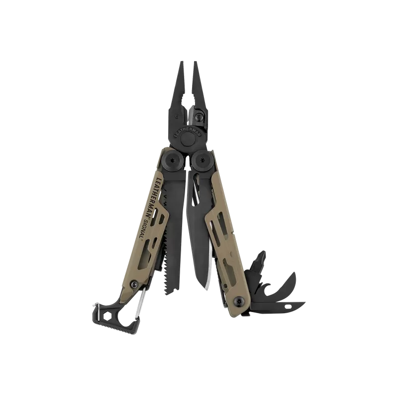 Multiferramenta Signal Coyote - Bainha de Nylon - Caixa de Papelão - 832404 - Leatherman - Multiferramentas LEATHERMAN Multiferramenta Signal Coyote - Bainha de Nylon - Caixa de Papelão - 832404 - Leatherman - Multiferramentas LEATHERMAN