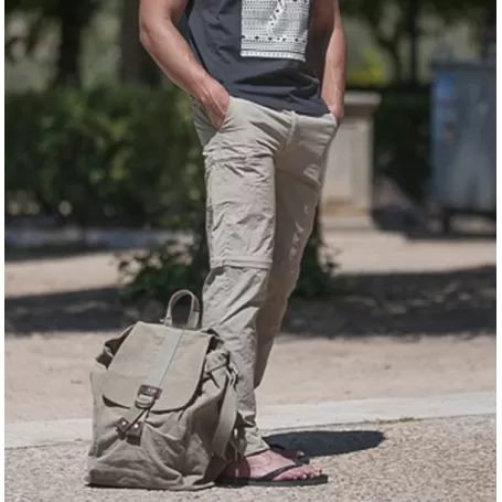 CALÇA DESTACÁVEL CHILOES ALPHA DVENTURE BEGE