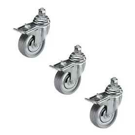 Conjunto de três rodízios de 75 mm com freios. Conector M10 - 104 - Manfrotto - Acessórios