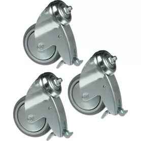 Conjunto de três rodas de 100 mm com freios. Conector M10 - 104G - Manfrotto - Acessórios