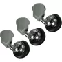 Juego de tres ruedas de 75mm con frenos. Hembra 22mm - 110 - Manfrotto - Accesorios