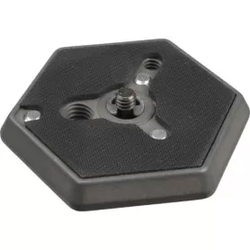 Sapata de liberação rápida 130-14 Hex 1/4" - 130-14 - Manfrotto - Sapatas, grampos e adaptadores