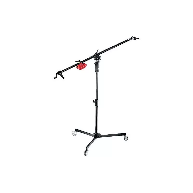 Super Boom Boom com Suporte de Coluna. Preto - 025TM - Manfrotto - Suportes, Montagens e Bases Super Boom Boom com Suporte de Coluna. Preto - 025TM - Manfrotto - Suportes, Montagens e Bases