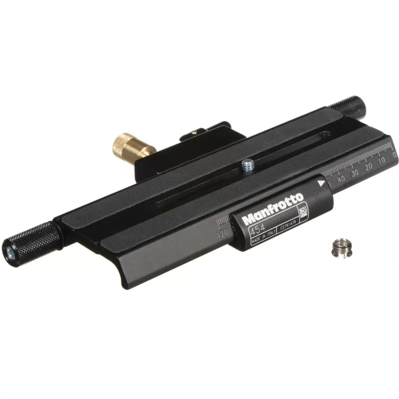 Sapata de microposicionamento 454 - 454 - Manfrotto - Sapatas, Grampos e Adaptadores Sapata de microposicionamento 454 - 454 - Manfrotto - Sapatas, Grampos e Adaptadores