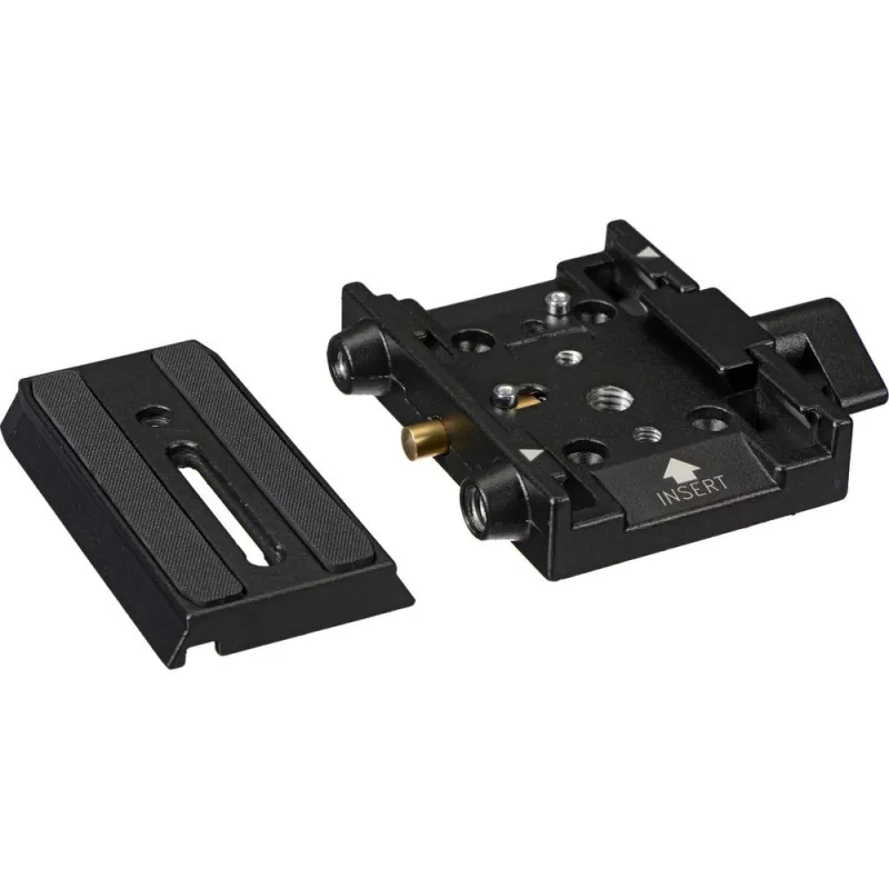 Adaptador de placa de liberação rápida. Inclui placa 501PL - 577 - Manfrotto - Placas, Grampos e Adaptadores
