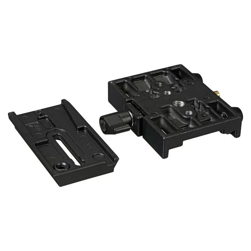 Adaptador de placa de liberação rápida. Inclui placa 501PL - 577 - Manfrotto - Placas, Grampos e Adaptadores