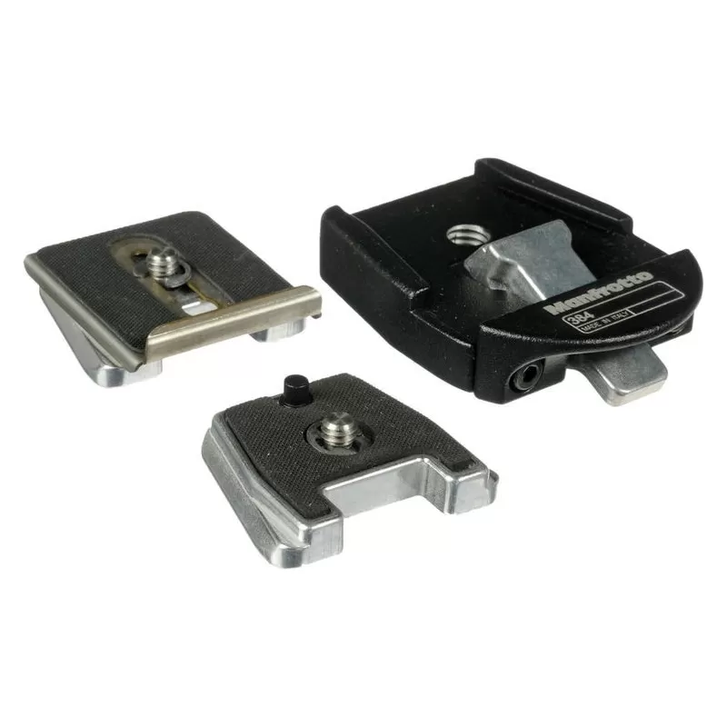 Adaptador de liberação rápida Dove Tail - 384 - Manfrotto - Sapatas, grampos e adaptadores Adaptador de liberação rápida Dove Tail - 384 - Manfrotto - Sapatas, grampos e adaptadores