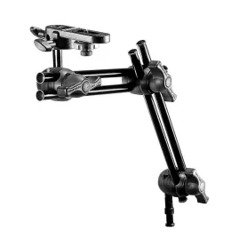 Braço duplo articulado de 2 seções com espiga e conector de câmera - 396B-2 - Manfrotto - Colunas, tubos, braços, postes...