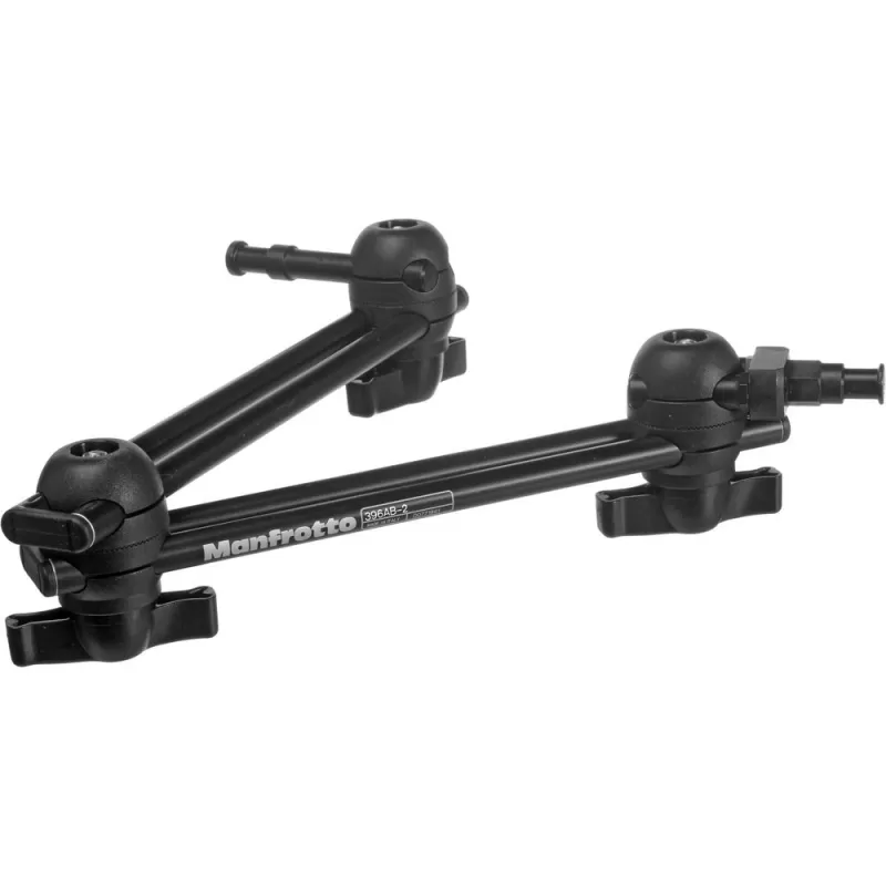 Braço articulado duplo de 2 seções com espigão - 396AB-2 - Manfrotto - Colunas, Tubos, Braços, Postes e Extensões