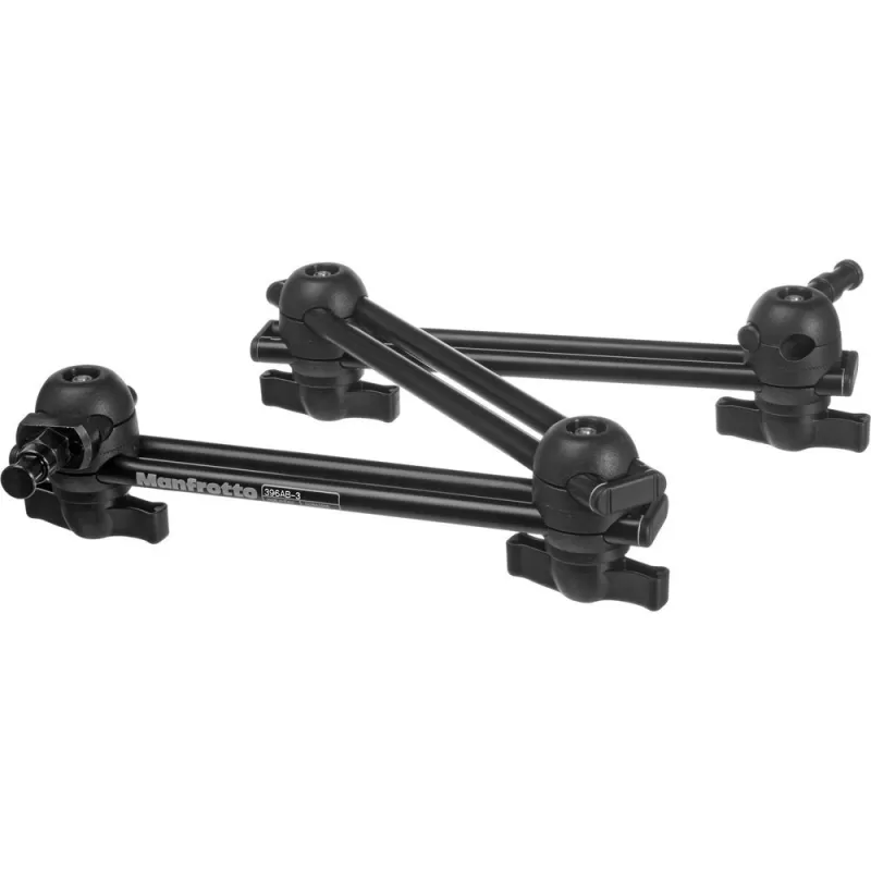 Braço duplo articulado de 3 seções com espigão - 396AB-3 - Manfrotto - Colunas, Tubos, Braços, Postes e Extensões