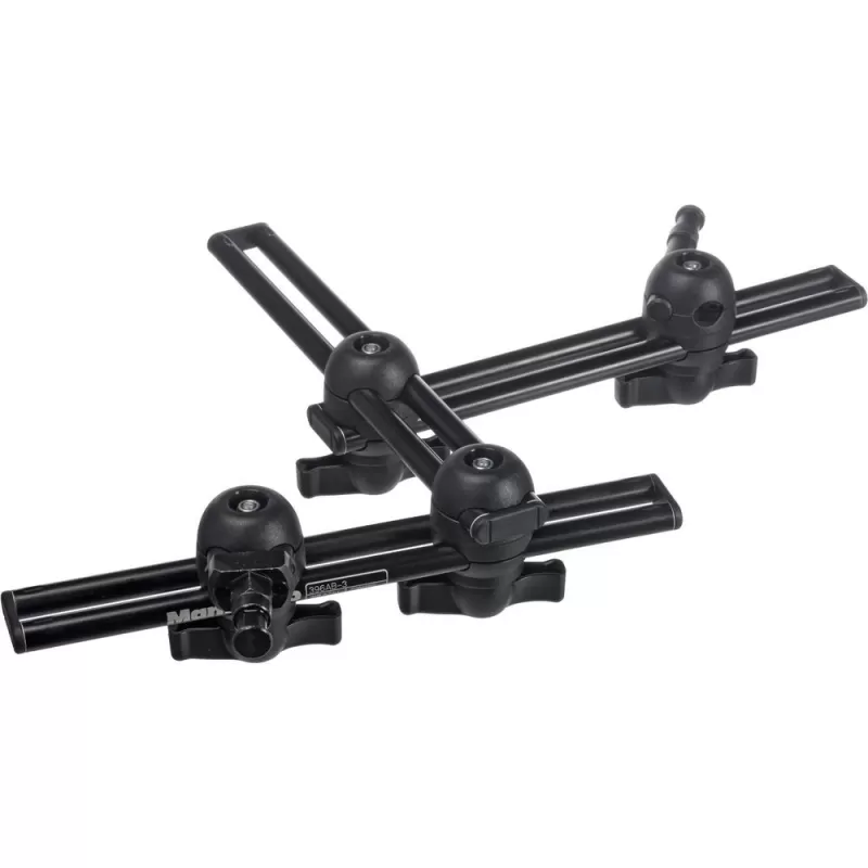 Braço duplo articulado de 3 seções com espigão - 396AB-3 - Manfrotto - Colunas, Tubos, Braços, Postes e Extensões