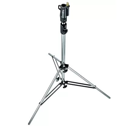 Suporte para estúdio de cinema de 2 seções. Altura 212 cm. Cromado - 008CSU - Manfrotto - Suportes, Suportes e Bases Suporte para estúdio de cinema de 2 seções. Altura 212 cm. Cromado - 008CSU - Manfrotto - Suportes, Suportes e Bases