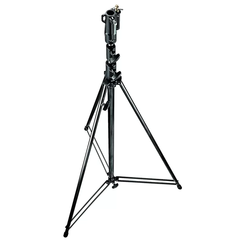 Suporte para estúdio de cinema de 3 seções. Altura 380 cm. Preto - 111BSU - Manfrotto - Suportes, Suportes e Bases Suporte para estúdio de cinema de 3 seções. Altura 380 cm. Preto - 111BSU - Manfrotto - Suportes, Suportes e Bases