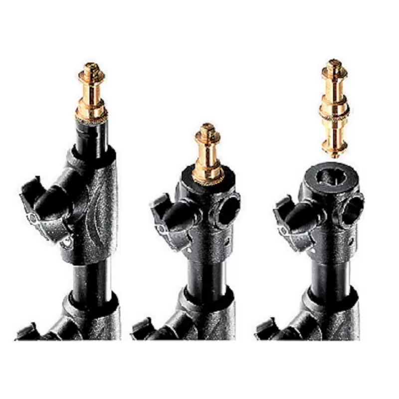 Suporte pneumático para estúdio Master Stand. 4 seções. Altura 366 cm. Preto - 1004BAC - Manfrotto - Suportes, Bases e Suportes