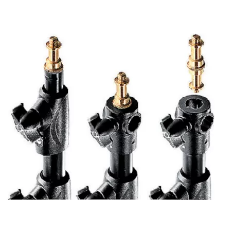 Suporte pneumático para estúdio Master Stand. 4 seções. Altura 366 cm. Preto - 1004BAC - Manfrotto - Suportes, Bases e Suportes