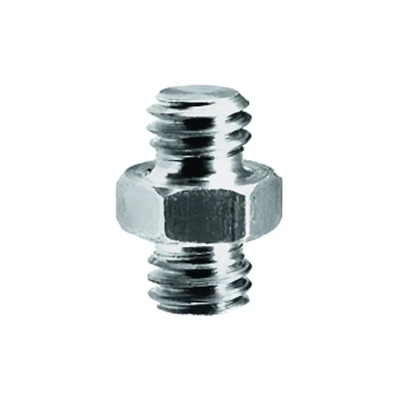 Adaptador de espiga curto de 3/8" + 3/8" - 125 - Manfrotto - Sapatas, grampos e adaptadores Adaptador de espiga curto de 3/8" + 3/8" - 125 - Manfrotto - Sapatas, grampos e adaptadores