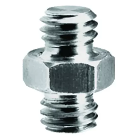 Adaptador de espiga curto de 3/8" + 3/8" - 125 - Manfrotto - Sapatas, grampos e adaptadores Adaptador de espiga curto de 3/8" + 3/8" - 125 - Manfrotto - Sapatas, grampos e adaptadores