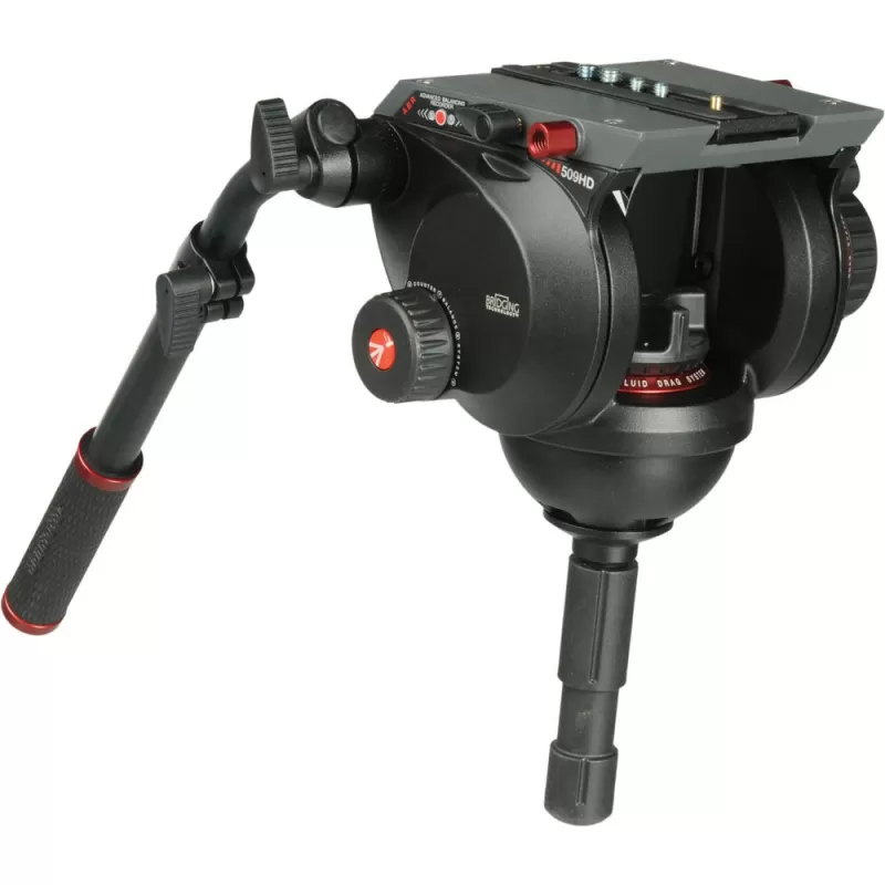 Cabeça de vídeo 509HD com placa de liberação rápida 509PLONG. Hemisfério de 100 mm - 509HD - Manfrotto - Cabeças esféricas Cabeça de vídeo 509HD com placa de liberação rápida 509PLONG. Hemisfério de 100 mm - 509HD - Manfrotto - Cabeças esféricas