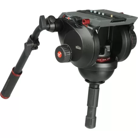 Cabeça de vídeo 509HD com placa de liberação rápida 509PLONG. Hemisfério de 100 mm - 509HD - Manfrotto - Cabeças esféricas Cabeça de vídeo 509HD com placa de liberação rápida 509PLONG. Hemisfério de 100 mm - 509HD - Manfrotto - Cabeças esféricas