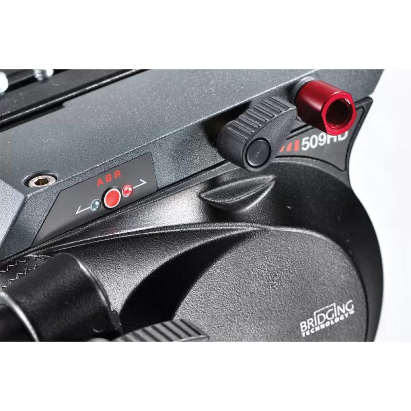 Cabeça de vídeo 509HD com placa de liberação rápida 509PLONG. Hemisfério de 100 mm - 509HD - Manfrotto - Cabeças esféricas