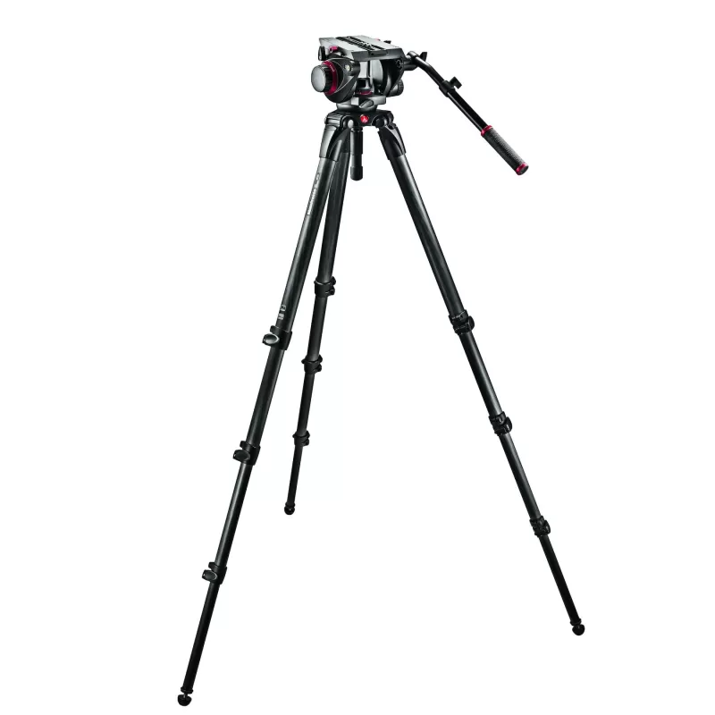 Kit de vídeo com tripé de fibra de carbono MPRO 536 + cabeça esférica 509HD - 509HD, 536K - Manfrotto - Tripés MANFROTTO Kit de vídeo com tripé de fibra de carbono MPRO 536 + cabeça esférica 509HD - 509HD, 536K - Manfrotto - Tripés MANFROTTO