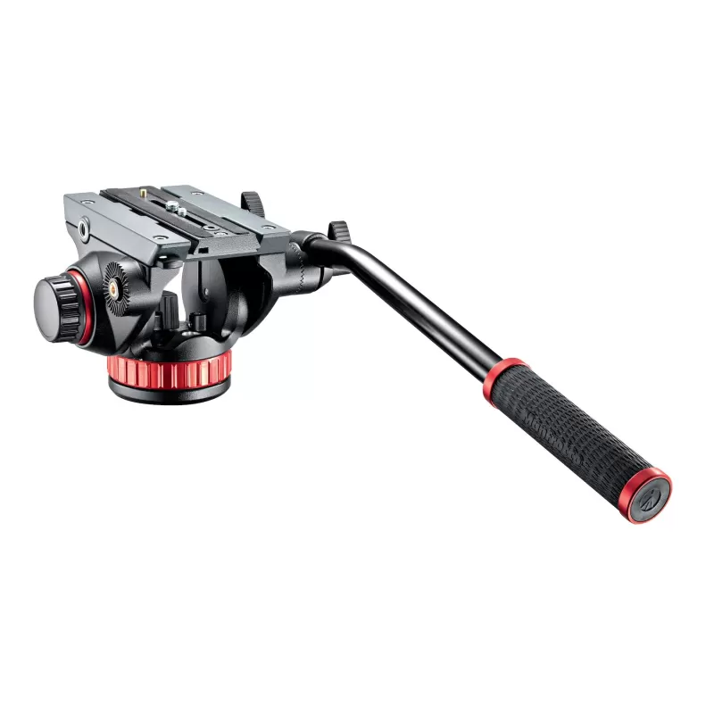 Cabeça de vídeo MVH502AH com placa de liberação rápida 504PLONG - MVH502AH - Manfrotto - Cabeças esféricas Cabeça de vídeo MVH502AH com placa de liberação rápida 504PLONG - MVH502AH - Manfrotto - Cabeças esféricas