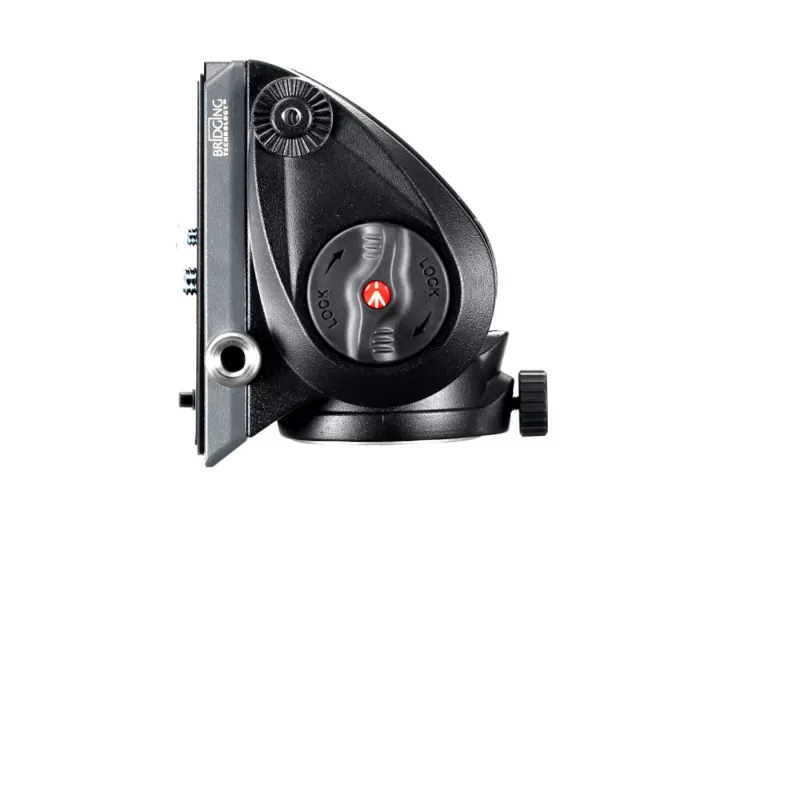 Cabeça de vídeo MVH500AH com placa de liberação rápida 500PLONG. Base plana de 3/8" - MVH500AH - Manfrotto - Cabeças esféricas