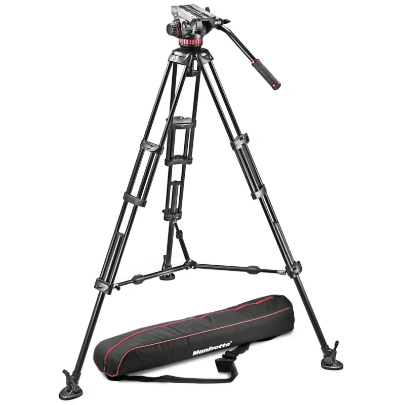 Kit de vídeo com tripé de alumínio PRO 546B + cabeça esférica MVH502A - MVH502A,546BK-1 - Manfrotto - Tripés MANFROTTO Kit de vídeo com tripé de alumínio PRO 546B + cabeça esférica MVH502A - MVH502A,546BK-1 - Manfrotto - Tripés MANFROTTO