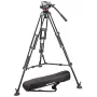 Kit video con trípode aluminio PRO 546B + rótula MVH502A - MVH502A,546BK-1 - Manfrotto - Trípodes MANFROTTO