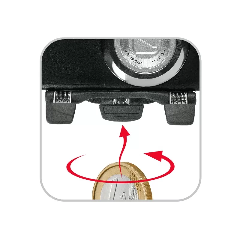 Mini Tripé Grande de Bolso - Preto - MP3-BK - Manfrotto - Tripés MANFROTTO