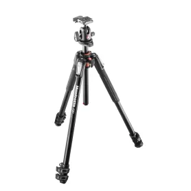 Kit de tripé 190XPRO de 3 segundos com cabeça esférica XPRO - Alumínio - MK190XPRO3-BHQ2 - Manfrotto - Tripés MANFROTTO